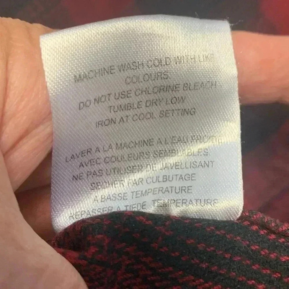 Muskoka Trail ladies, light flannel shirt w grizzly logo size medium - Picture 7 of 8